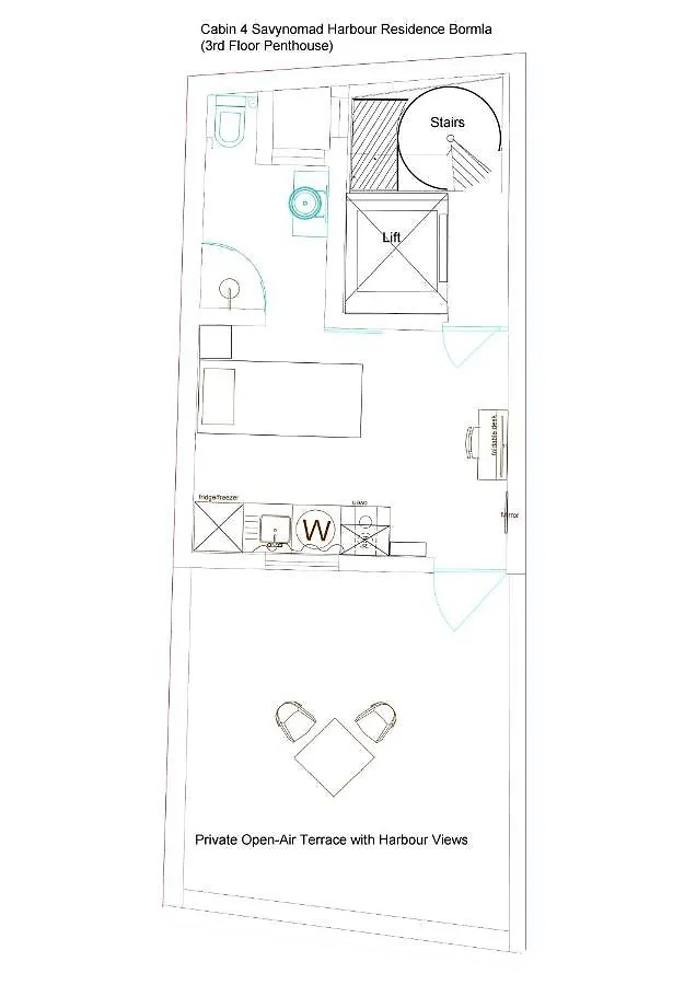 Cabin 4 Savynomad Harbour Residences Wow Views Cospicua 0*,  Malta